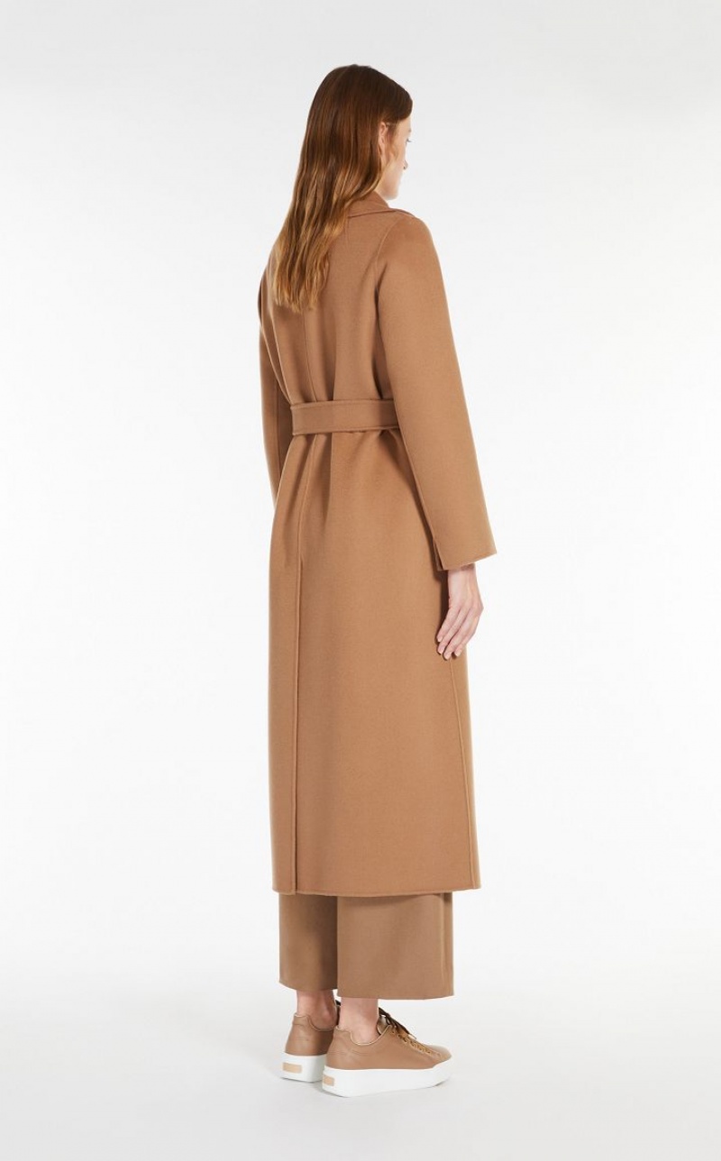 MaxMara Wool Robe-style Coats CAMEL | MMR593902