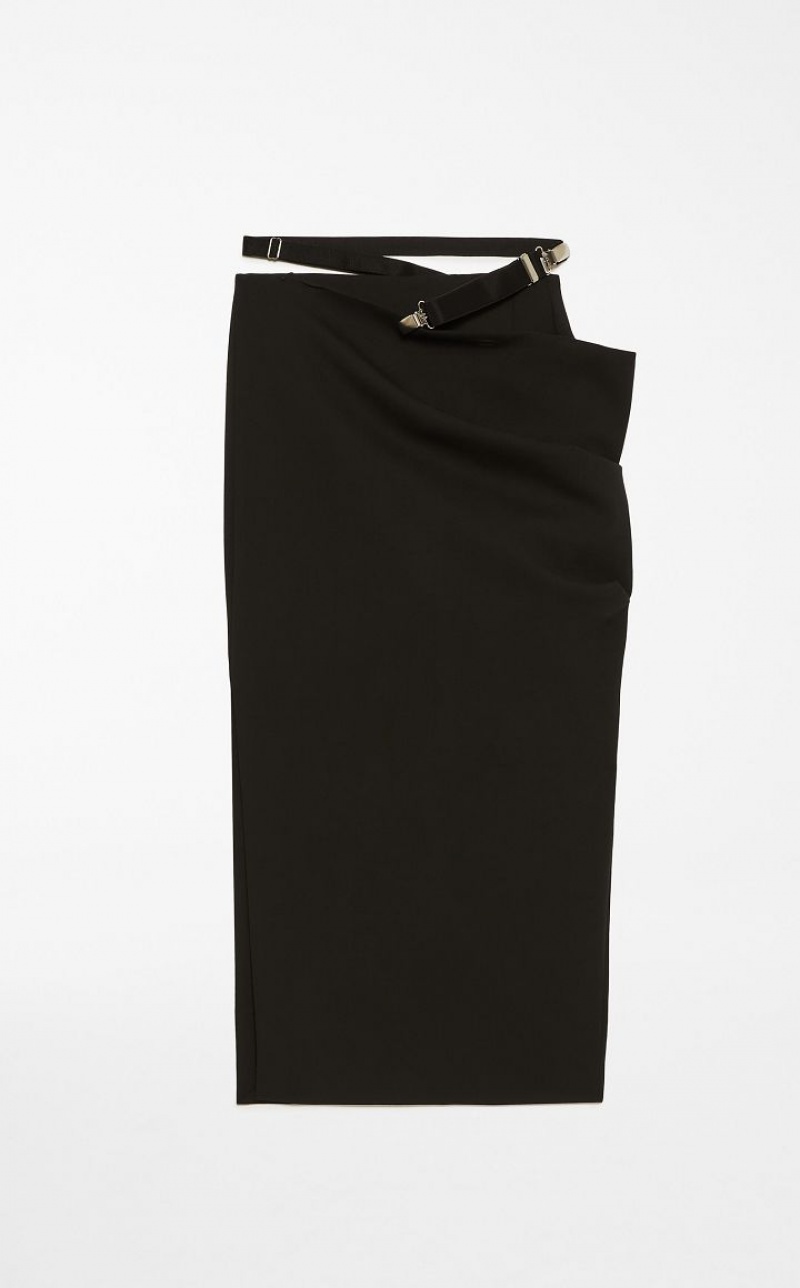 MaxMara Wool Skirts BLACK | MMR593698