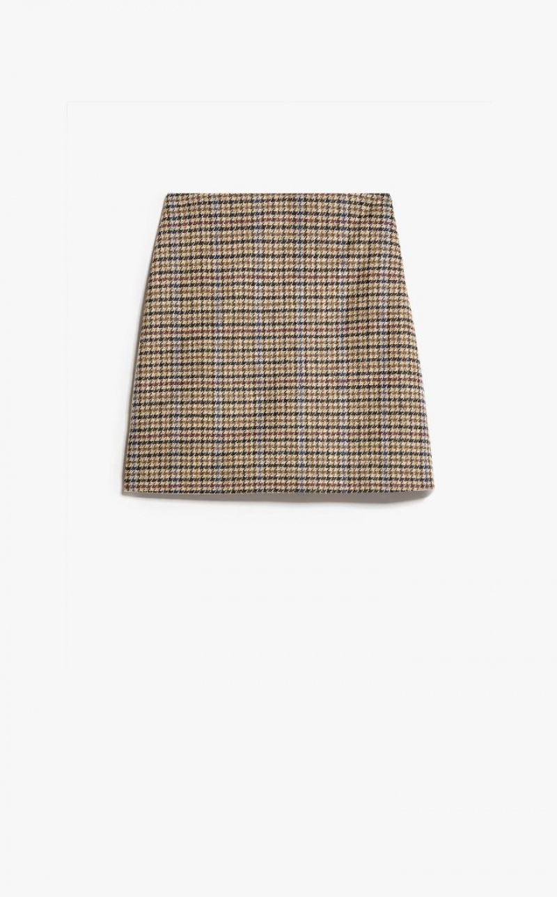 MaxMara Wool Skirts BROWN | MMR593734