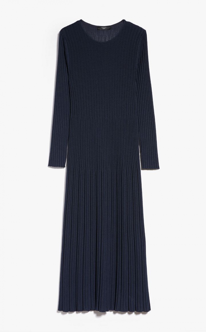 MaxMara Wool Yarn Dresses NAVY | MMR593315