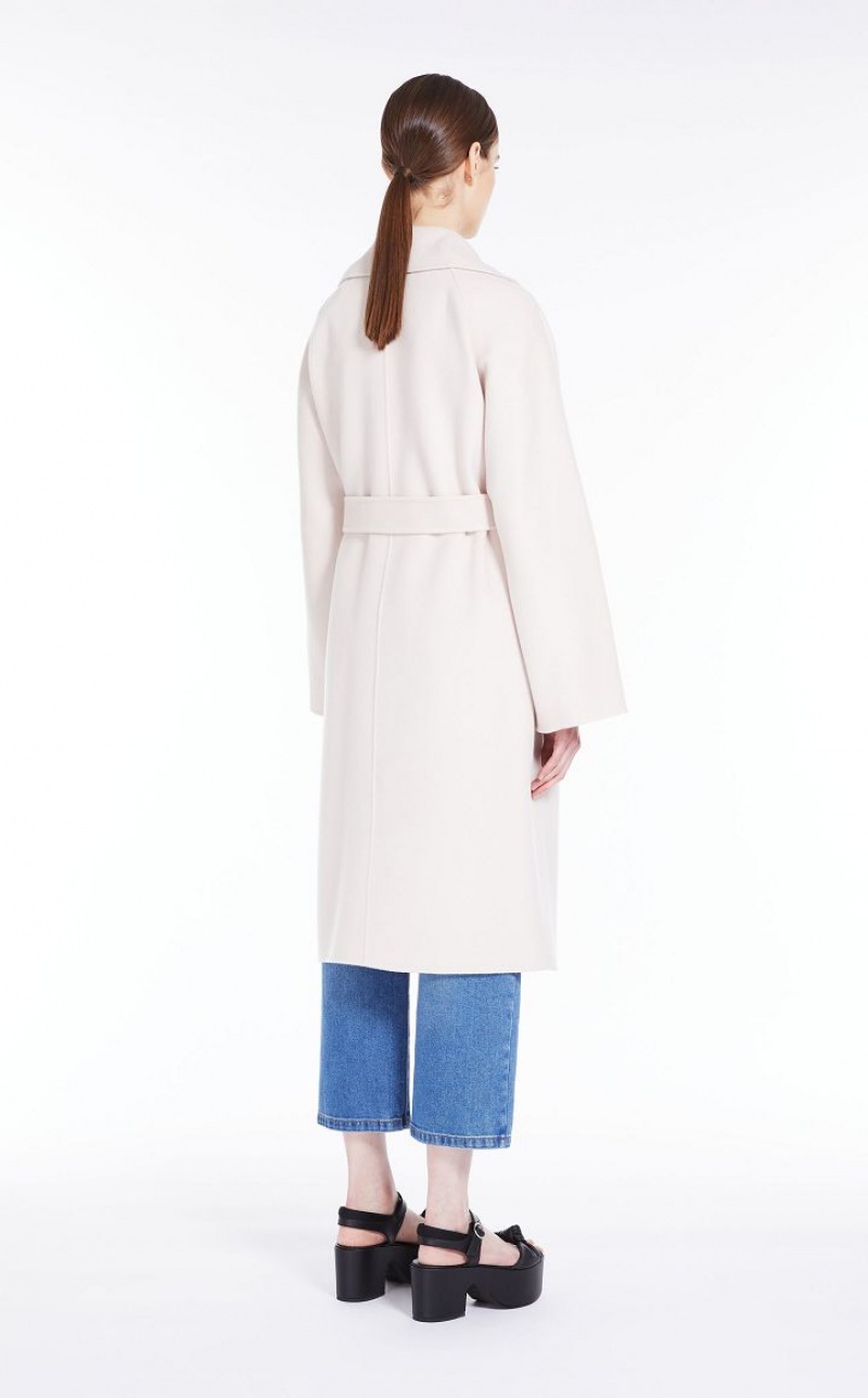 MaxMara Wrap In Wool Coats SAND | MMR593870