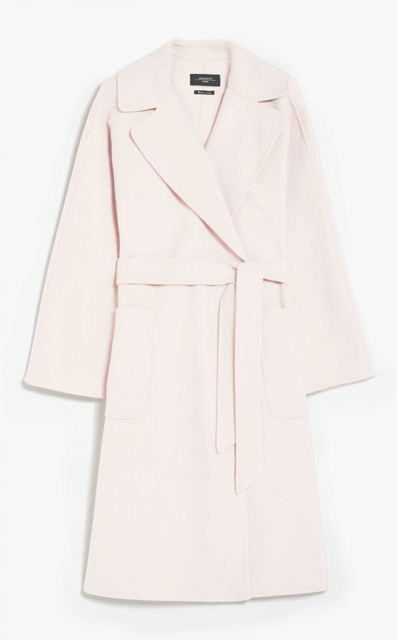 MaxMara Wrap In Wool Coats SAND | MMR593870